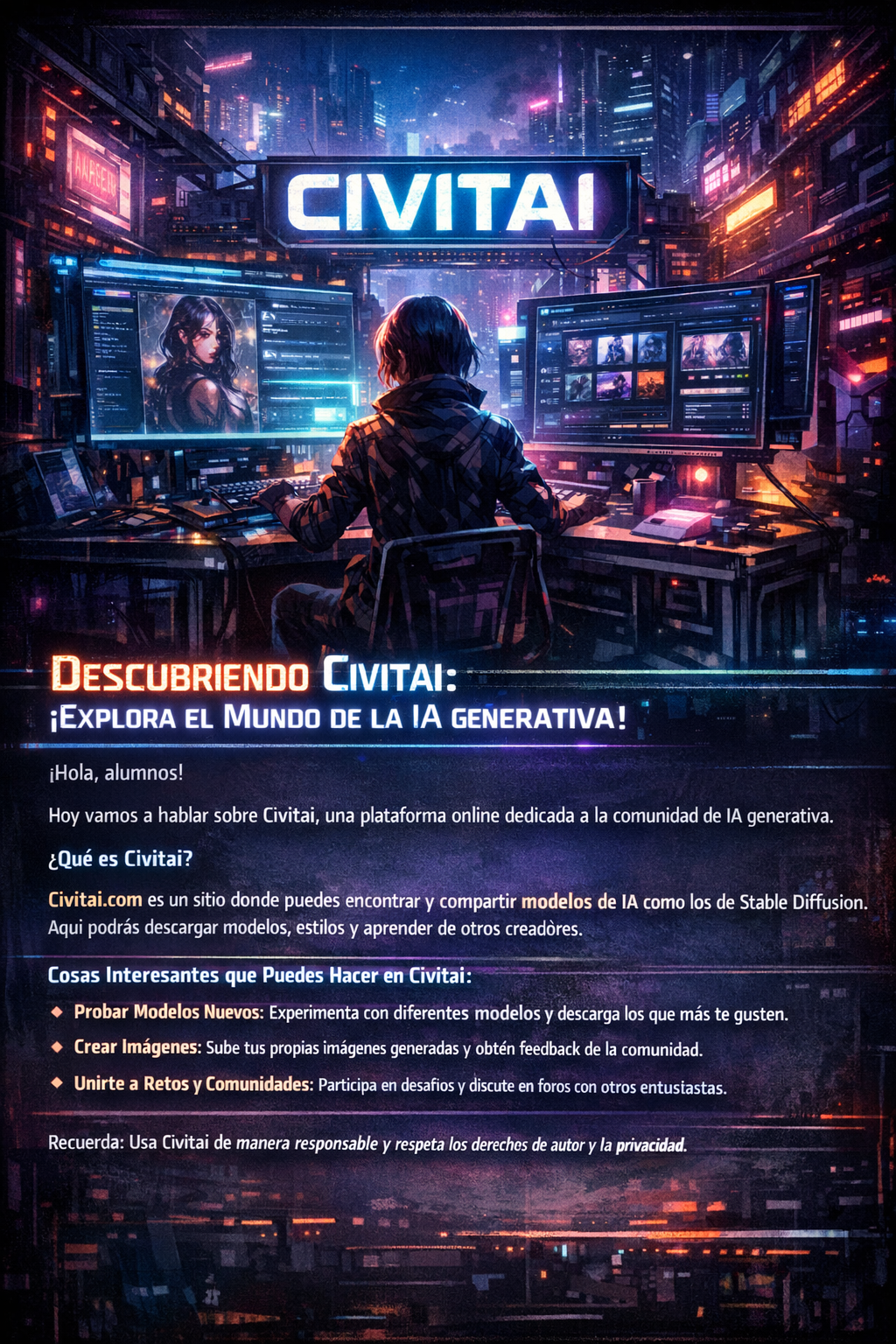 Civitai: un espacio para explorar la IA generativa