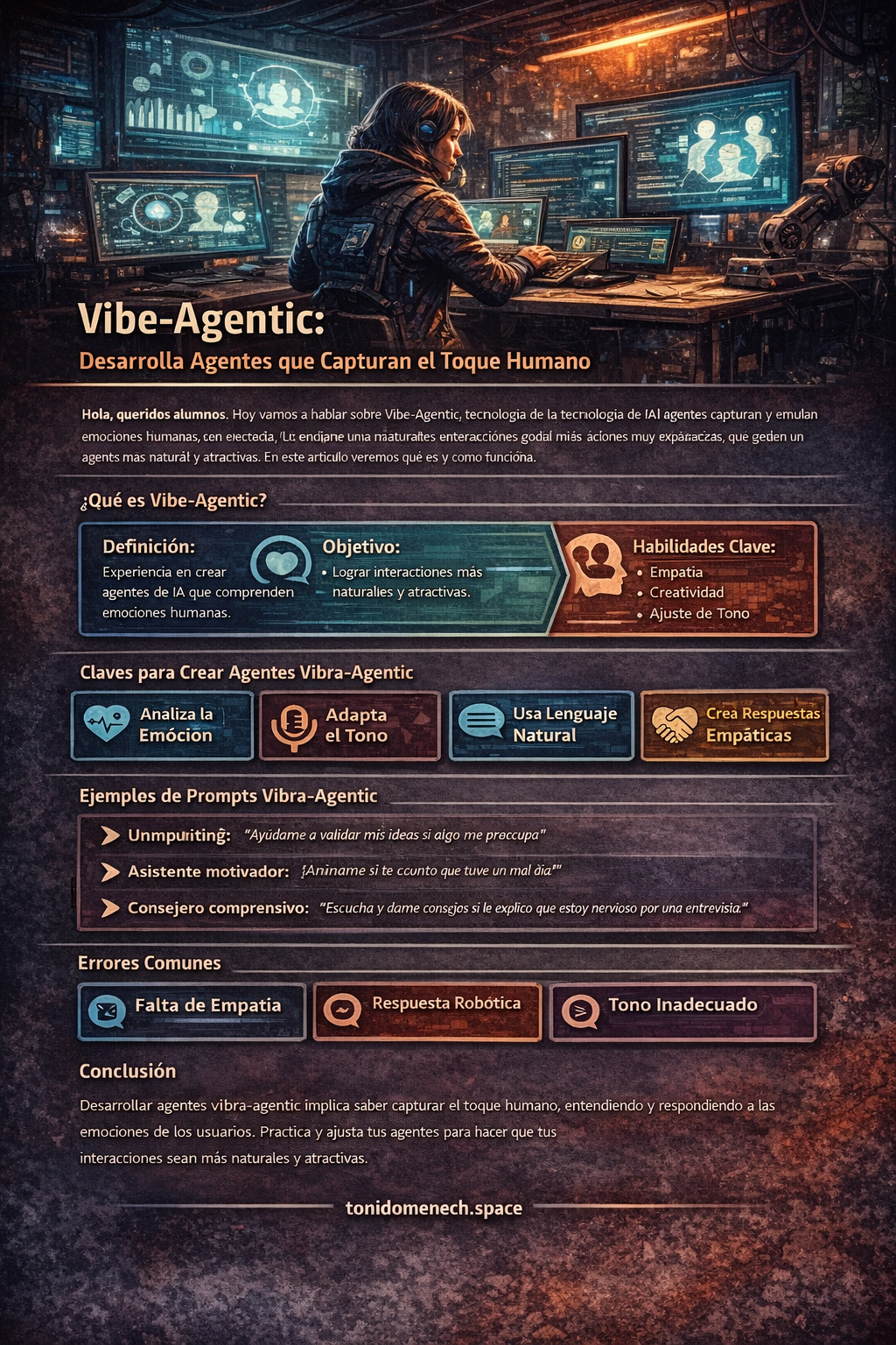 Vibe-Agentic: cuando la creatividad rápida se mezcla con agentes de IA que ejecutan por ti